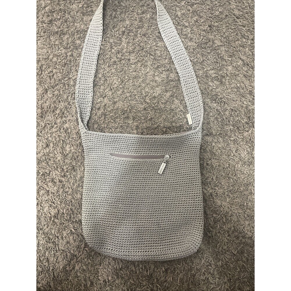 OLD NAVY Tan Crocheted Tote Purse Handbag EUC (A)